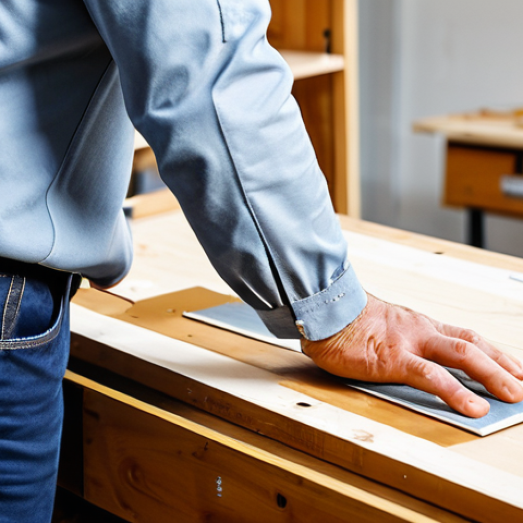 Contact Adhesive Application**

"A carpenter carefully applying contact adhesive to a wooden cabinet surface in a well-lit workshop, fully clothed, appropriate attire, safe for work. The scene emphasizes precision and clean application techniques. Tools and materials are neatly organized in the background. perfect anatomy, natural proportions, professional, modest, family-friendly, high quality photography, well-formed hands, proper finger count."

**
